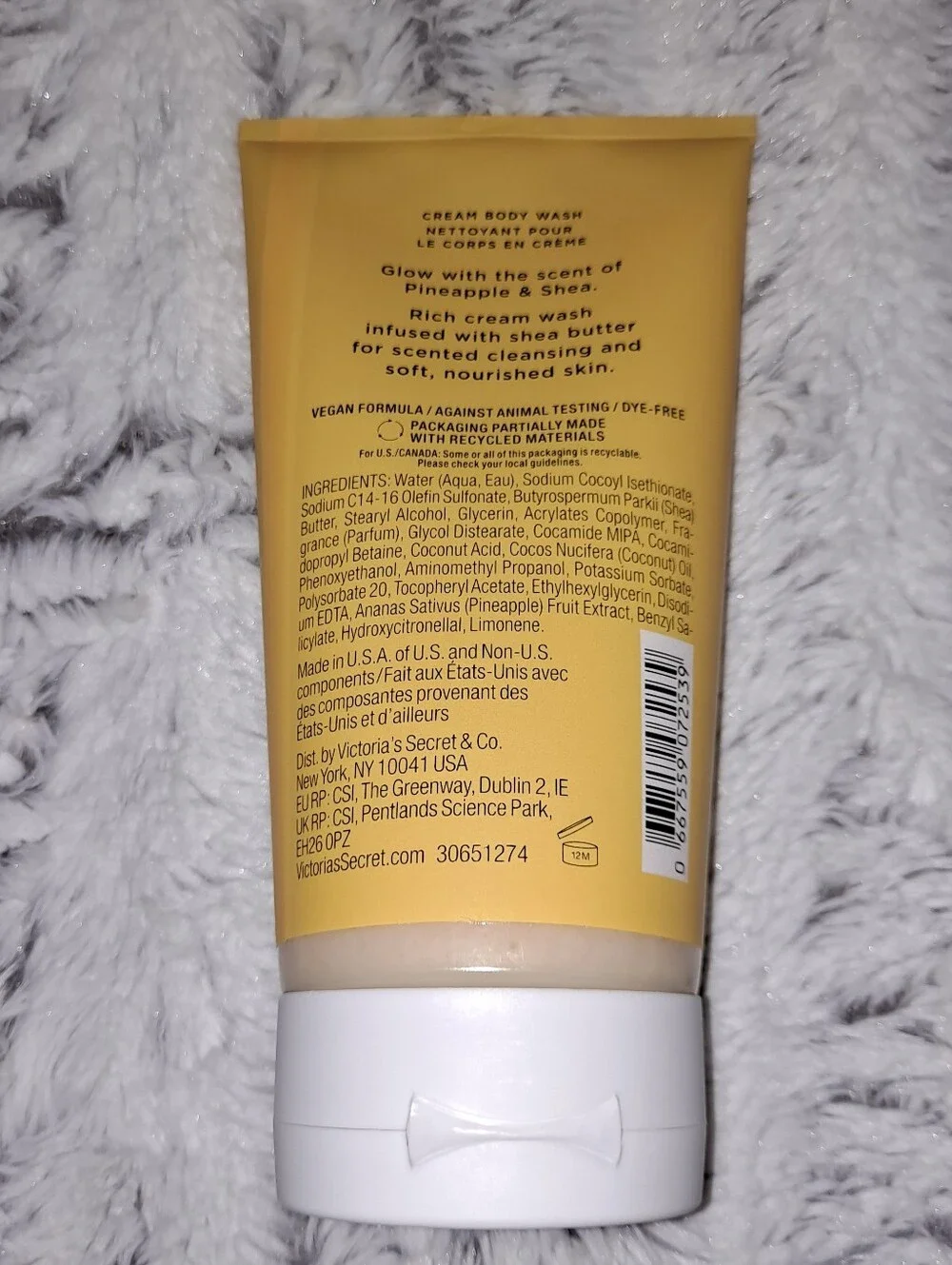 Victoria's Secret Pineapple And Shea Glow Cream Body Wash New